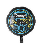 Geboorte Helium Ballon It's a Boy Neon